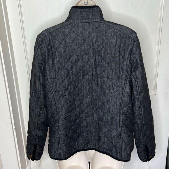 Lauren Ralph Lauren Quilted Jacket Gray Size Large - Picture 4 of 5